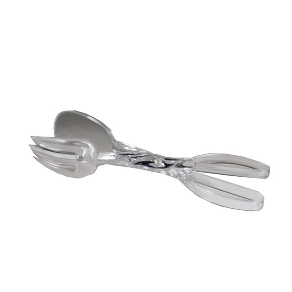 Maryland Plastics MPI7045 PEC Clear 11.5 in. Sovereign Heavy Tongs - Case of 24 - MPI7045  (PEC)