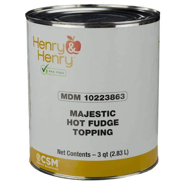 Henry y Henry Majestic Salsa de Chocolate Caliente 45.4 libras, paquete de 6 - 10223863
