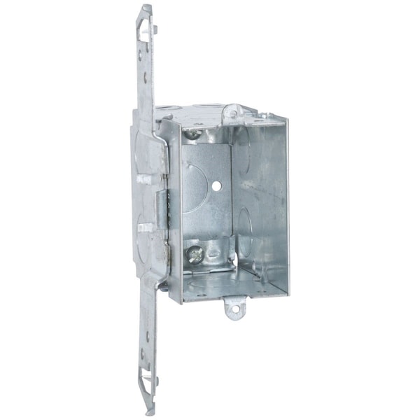 Southwire Electrical Box, 18 cu in, Wall Box Type, 1 Gang, Steel, Rectangular Shape - G603-FR-UPC