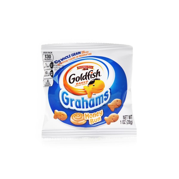 Pepperidge Farms Honey Bun Grahams Goldfish Botana de Galletas Graham de 1 oz., Paquete de 300 unidades - 000025083