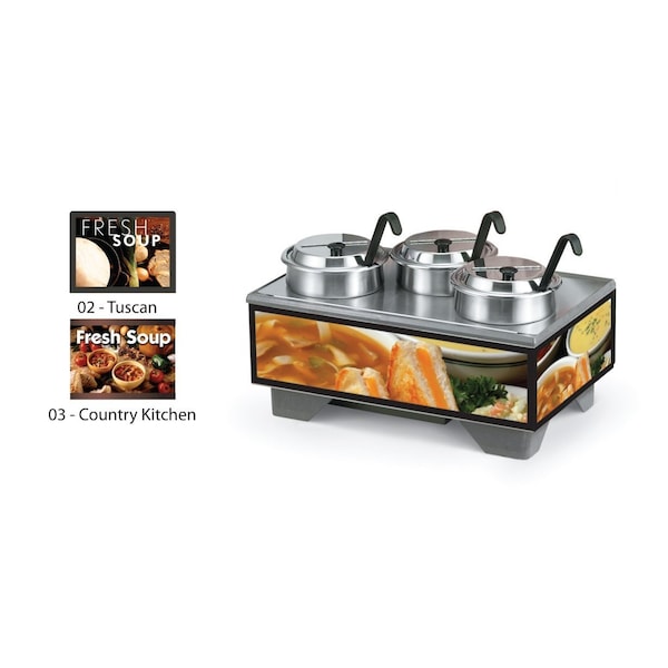 Vollrath Co VollrathÂ, Full-Size Soup Merchandiser, 120 Volt - 720201003