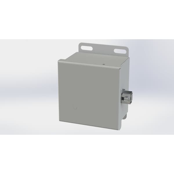 Saginaw Control & Engineering Carbon Steel Electrical Enclosures, 4.13 in H, 3 in D, 4 in W, NEMA 3R, 4, 12, 13, Hinged - SCE-404CHNF
