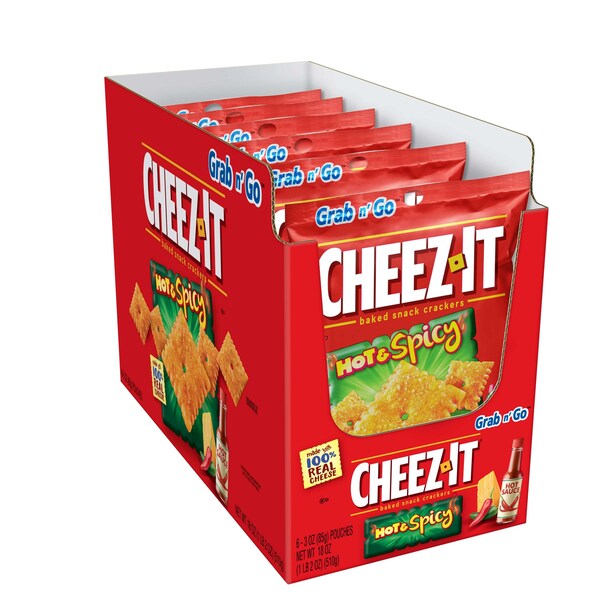 Cheez-It Cheez-It Hot & Spicy Botana Cheez-It 3 oz. Bolsa, PK36 - 2410037278
