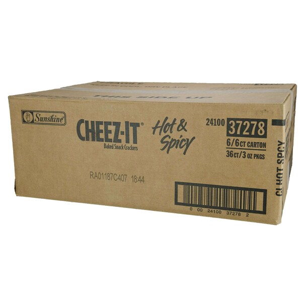 Cheez-It Cheez-It Hot & Spicy Botana Cheez-It 3 oz. Bolsa, PK36 - 2410037278