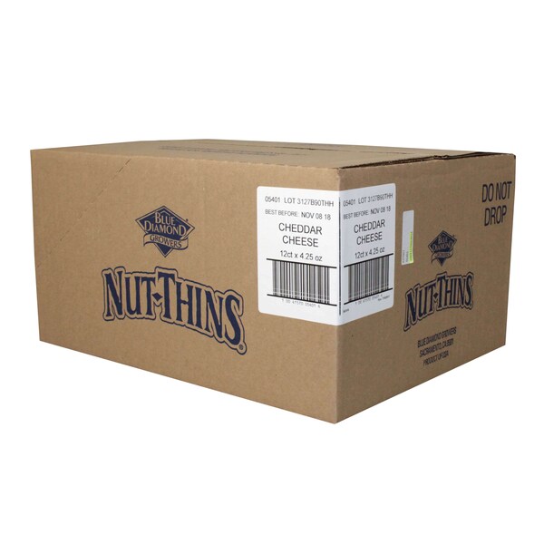 Blue Diamond Blue Diamond Nt Chdr Chse Crck 4.25 oz., PK12 - 05401 

Diamante Azul, Diamante Azul Queso Cheddar Relleno 4.25 oz., Paquete de 12 - 05401