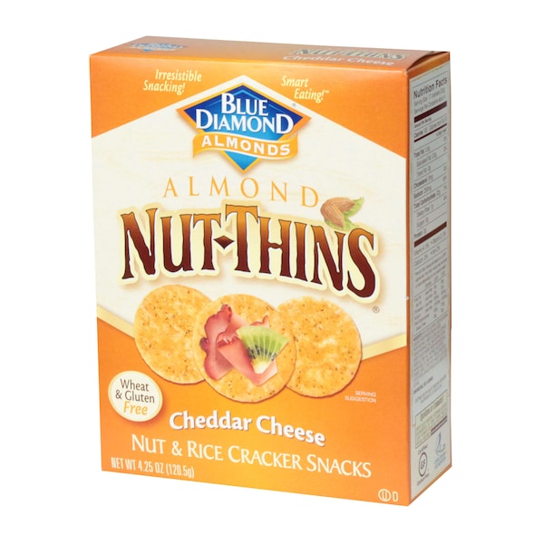 Blue Diamond Blue Diamond Nt Chdr Chse Crck 4.25 oz., PK12 - 05401 

Diamante Azul, Diamante Azul Queso Cheddar Relleno 4.25 oz., Paquete de 12 - 05401