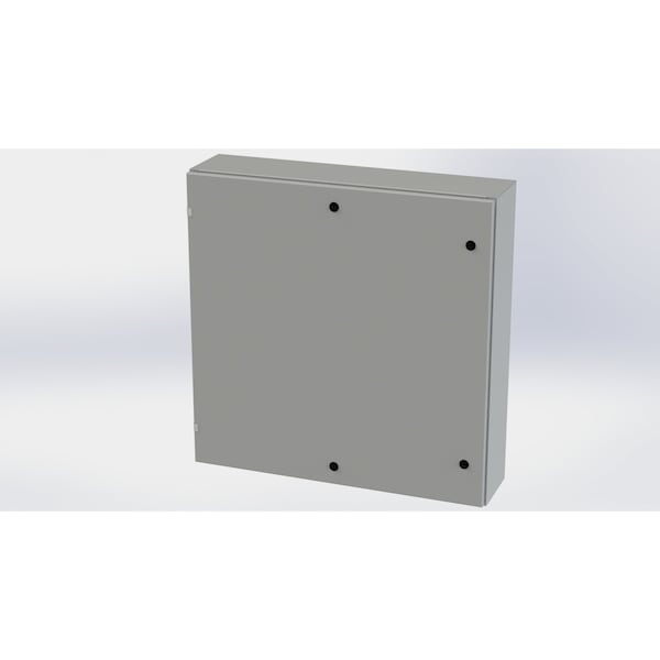 Saginaw Control & Engineering Carbon Steel Electrical Enclosures, 36 in H, 8 in D, 36 in W, NEMA 3R, 4, 12, 13, Hinged - SCE-36EL3608LP