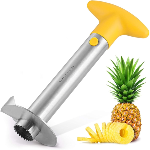 Zulay Kitchen Zulay SC Pineapple Corer  Black - ZULB0897YM9J3
