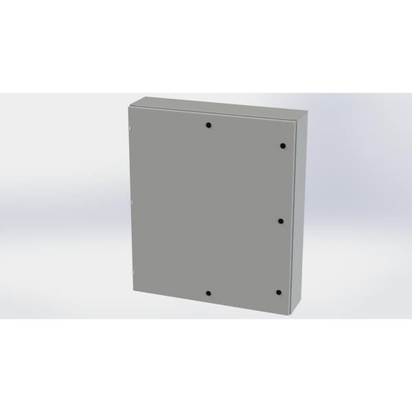 Saginaw Control & Engineering Carbon Steel Electrical Enclosures, 42 in H, 8 in D, 36 in W, NEMA 3R, 4, 12, 13, Hinged - SCE-42EL3608LP
