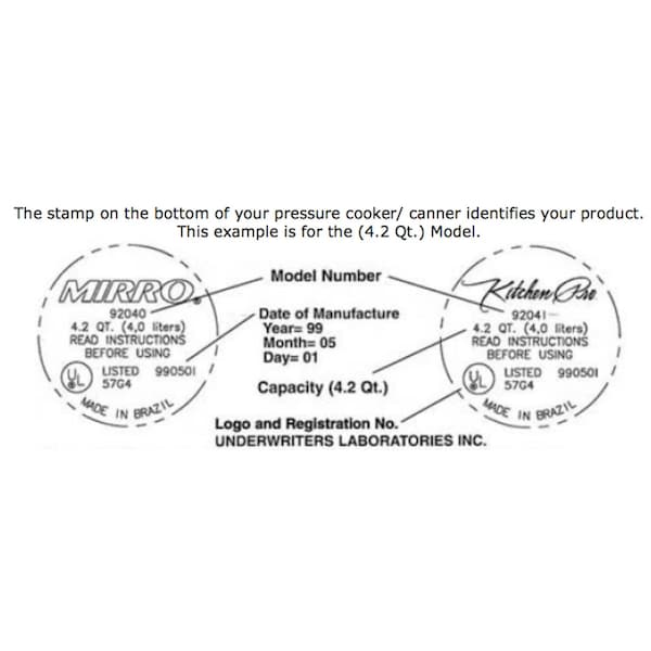Mirro Pressu Cookgasket 16/22Q - 92516