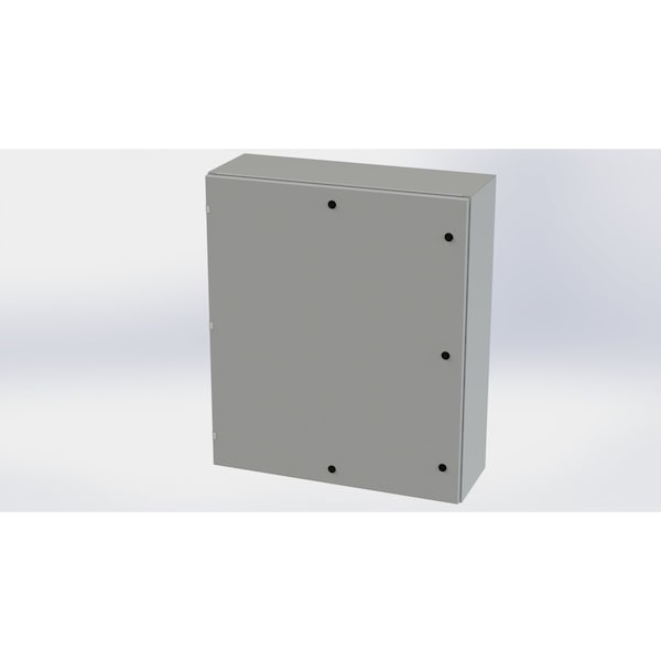 Saginaw Control & Engineering Carbon Steel Electrical Enclosures, 42 in H, 12 in D, 36 in W, NEMA 3R, 4, 12, 13, Hinged - SCE-42EL3612LP