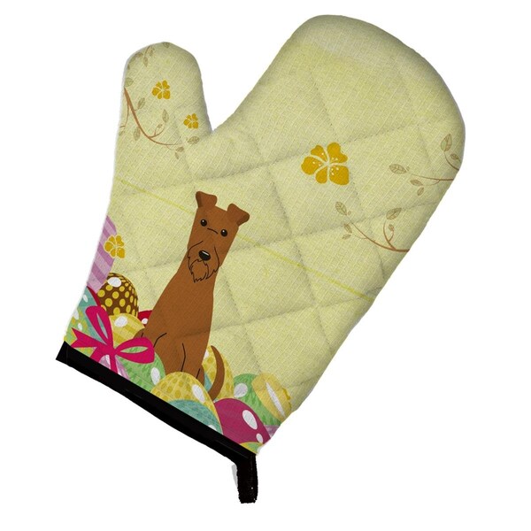 Carolines Treasures Easter Eggs Irish Terrier Oven Mitt - BB6062OVMT