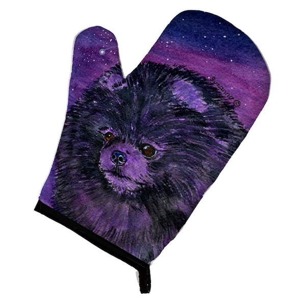 Carolines Treasures Starry Night Pomeranian Oven Mitt - SS8501OVMT