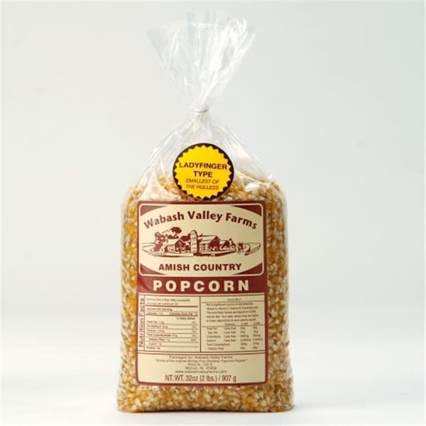 Wabash Valley Farms 41403 Maíz Palomero Gourmet - Premium Ladyfinger de 2 lb - 41403