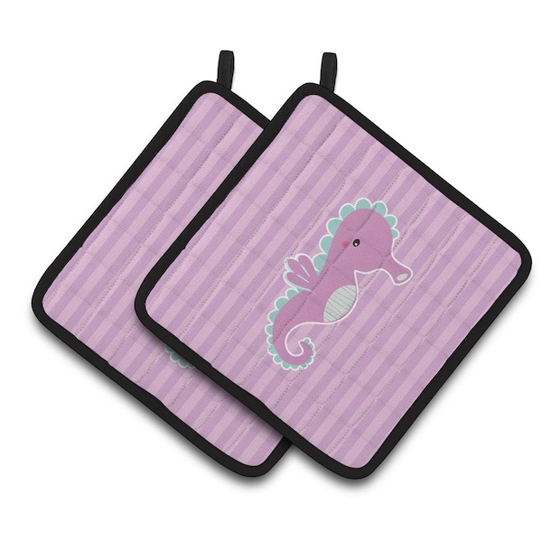 Carolines Treasures Seahorse Pair of Pot Holders - BB7119PTHD