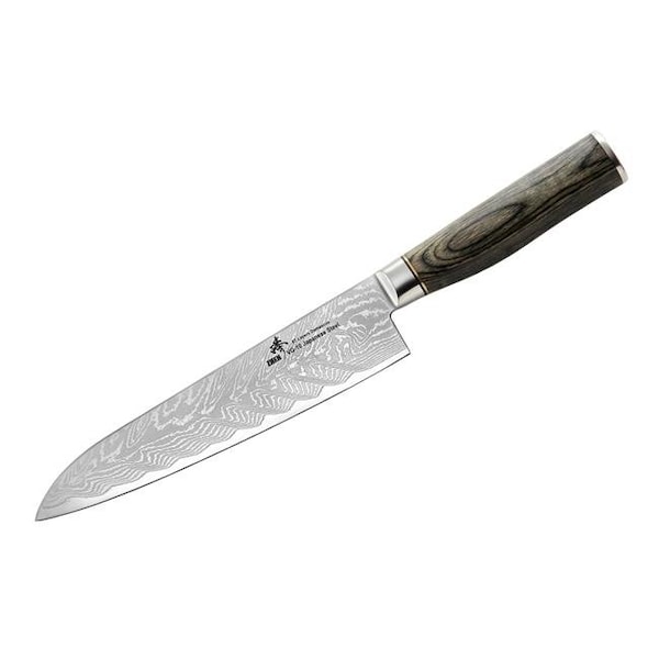 Zhen Zhen TVD10P 8 in. Thunder-V Series Japanese VG-10 Damascus Steel Gyuto Chef Knife - 67 Layer - TVD10P