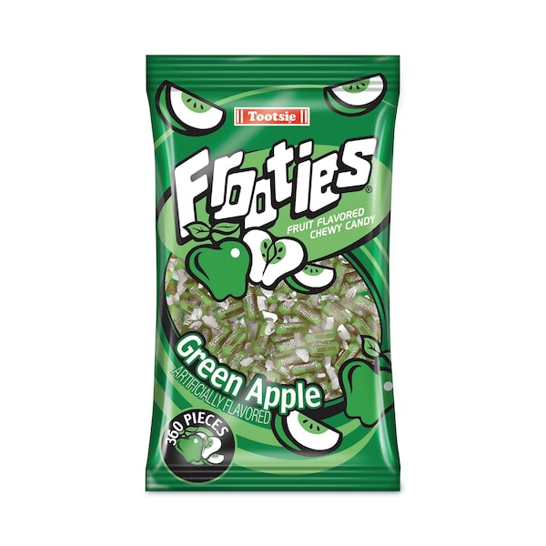 Tootsie Roll Frooties, Manzana Verde, Bolsa de 388 oz, 360 Piezas - 793675