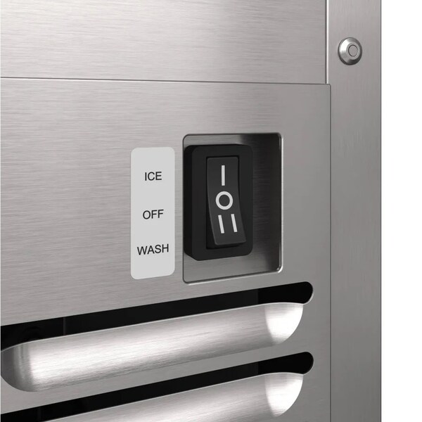 Avallon 15 Inch Wide 26 Lbs BuiltIn  Free Standing Outdoor Ice Maker - AIMG151PSSORH