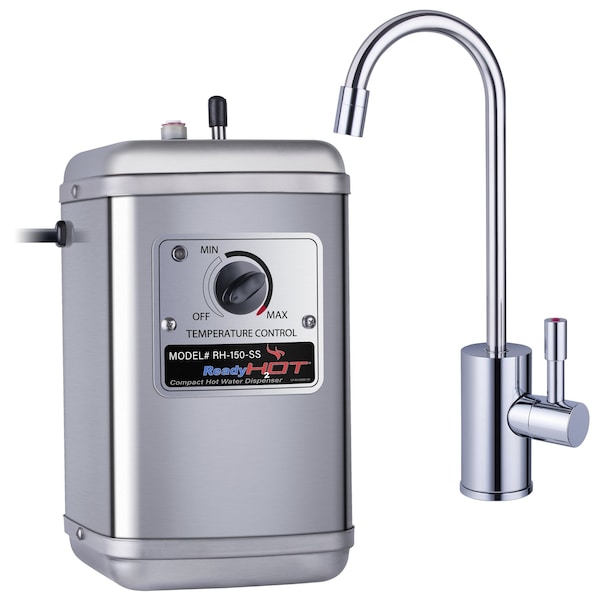 Ready Hot Compact Hot Water Dispenser with Chrome Faucet - 41-RH-150-F570-CH