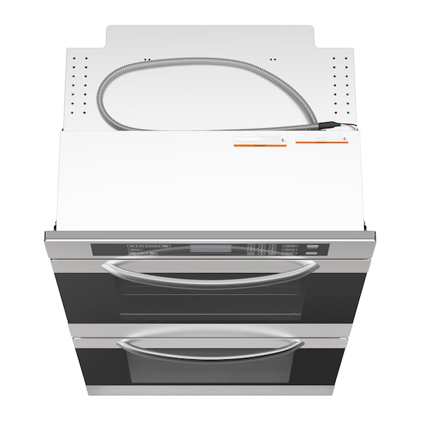 Koolmore Stainless Steel Premium Convection Oven (Double Unit) with 7 Cooking/Baking Modes in Silver - KM-WO30D-SS