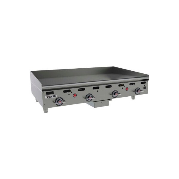 Vulcan Restaurant Equipment Vulcan  MSA36-101, Heavy-Duty Flat Top Griddle/Grill, Natural Gas, S/S, 3 Burners - MSA36-101