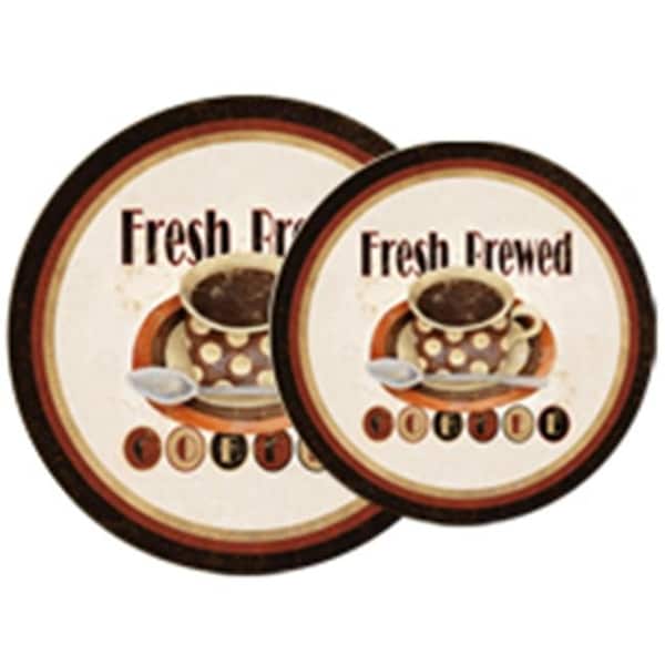Reston Lloyd Reston Lloyd 4-416-A Tin Burner Cover Set  Fresh Brewed - 4-416-A
