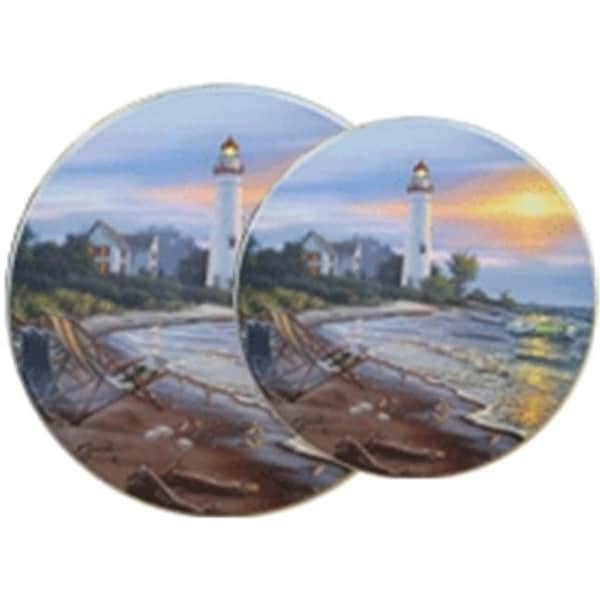 Reston Lloyd Reston Lloyd 4-411-W Tin Burner Cover Set  A Perfect Day - 4-411-W