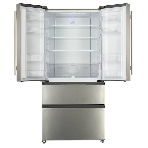 Forno Bovino 33In. French Door Stainless Steel Refrigerator - FFFFD1907-33SB