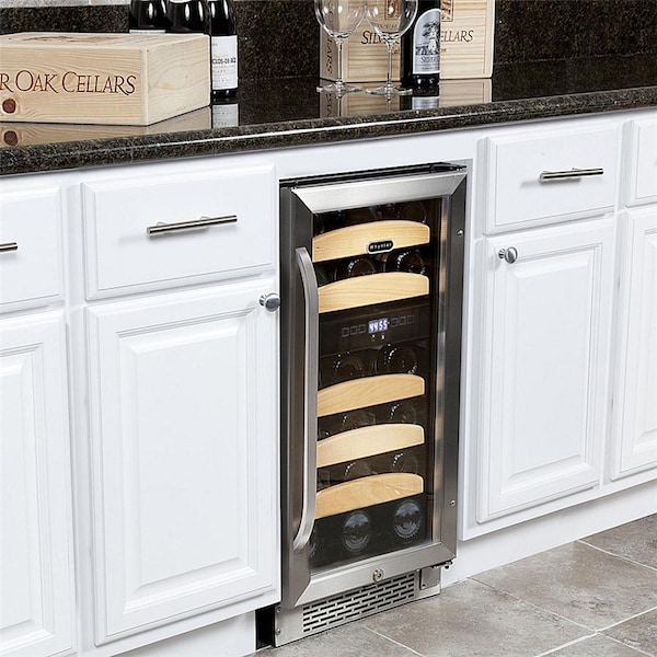 Whynter 28 Bottle Dual Temperature Zone Built-In Wine Refrigerator - BWR-281DZ