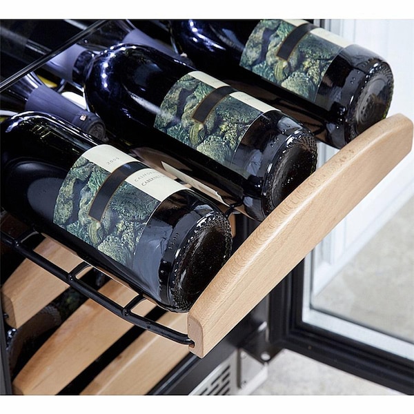 Whynter 28 Bottle Dual Temperature Zone Built-In Wine Refrigerator - BWR-281DZ