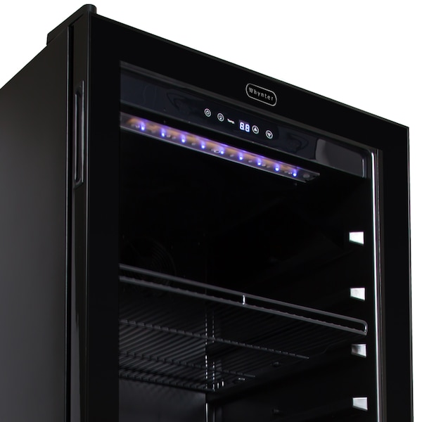 Whynter 120 Bottle Freestanding Wine Cabinet Refrigerator - FWC-1201BB