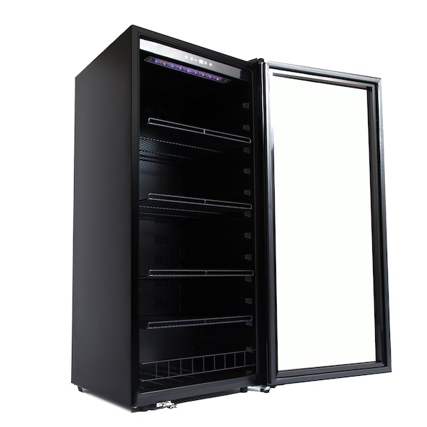 Whynter 120 Bottle Freestanding Wine Cabinet Refrigerator - FWC-1201BB