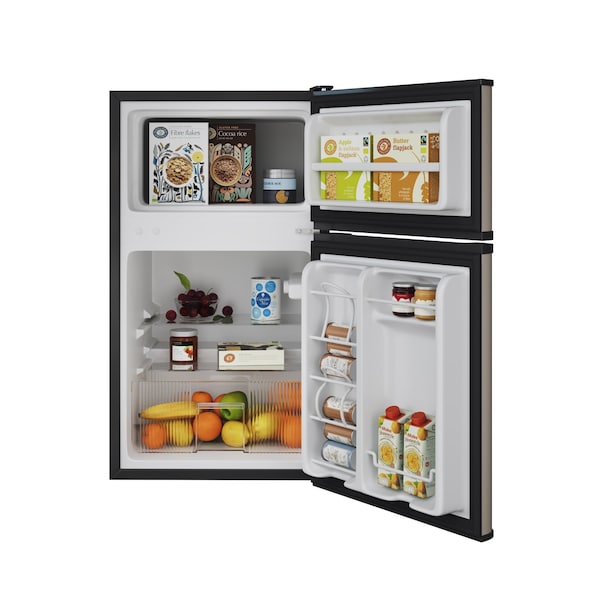 Edgestar 19 Inch Wide 31 Cu Ft Energy Star Rated FridgeFreezer with Interior Lighting - CRF321SS