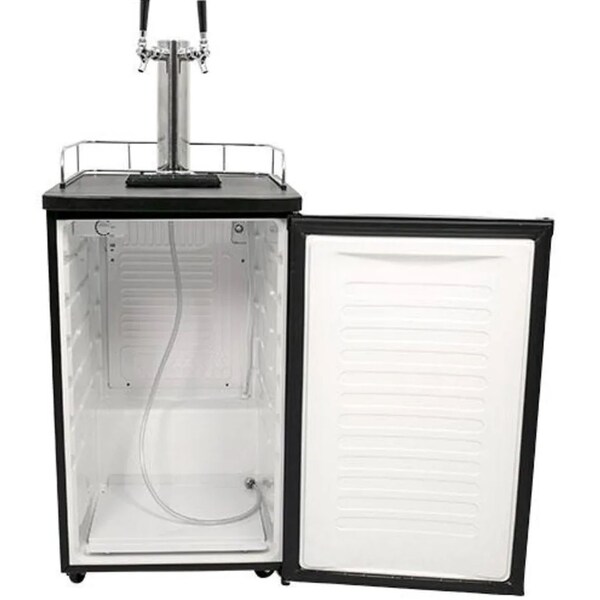 Edgestar 20 Inch Wide Dual Tap Kegerator for Full Size Kegs with Ultra Low Temp - KC2000TWINA