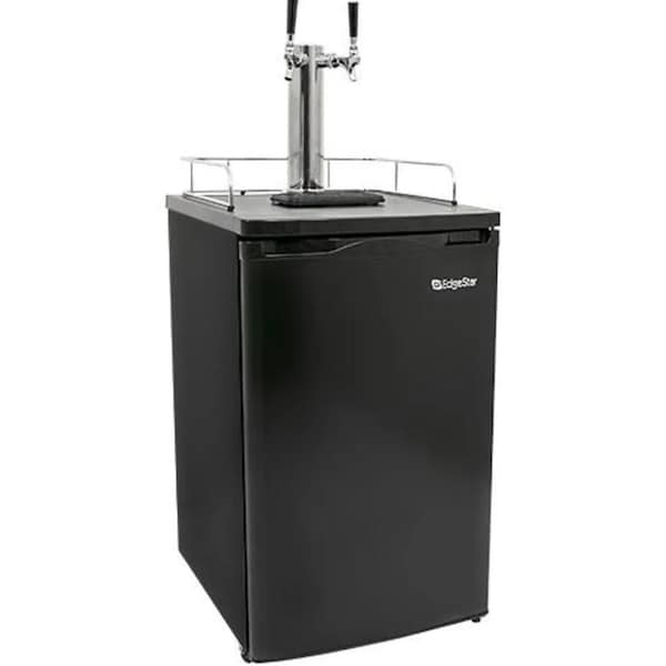 Edgestar 20 Inch Wide Dual Tap Kegerator for Full Size Kegs with Ultra Low Temp - KC2000TWINA