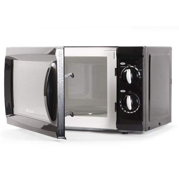 Commercial Chef Countertop Microwave Oven, 0.6 Cu. Ft, Black - CHM660B