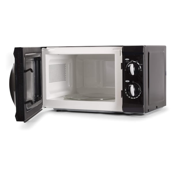 Commercial Chef Countertop Microwave Oven, 0.6 Cu. Ft, Black - CHM660B