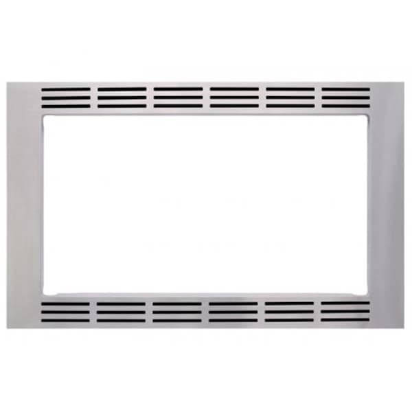 Sharptools 30 in. Wide Trim Kit for All 2.2cu.ft. Stainless Microwaves - Stainless Steel - SH916881