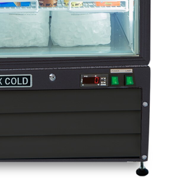 Maxx Cold Freezer 16 cu.ft., Single Door, Commercial Merchandiser, Black/Glass - MXM1-16FB