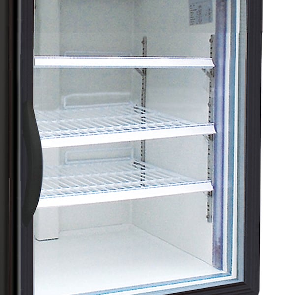 Maxx Cold Freezer 16 cu.ft., Single Door, Commercial Merchandiser, Black/Glass - MXM1-16FB