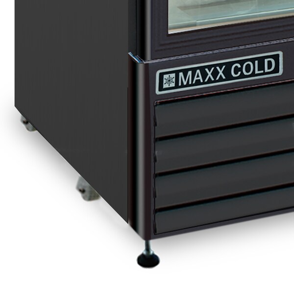 Maxx Cold Freezer 16 cu.ft., Single Door, Commercial Merchandiser, Black/Glass - MXM1-16FB