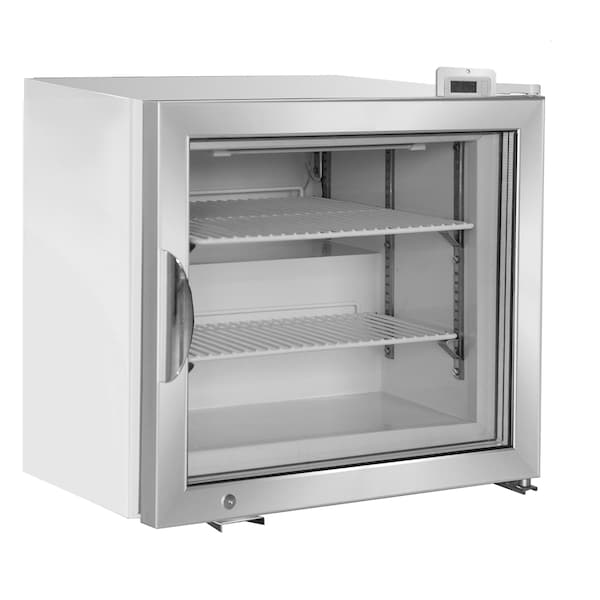 Maxx Cold Merchandiser Freezer, Countertop, 22.4 in.W, 2.1 cu. ft. Storage Capacity, in White - MXM1-2FHC