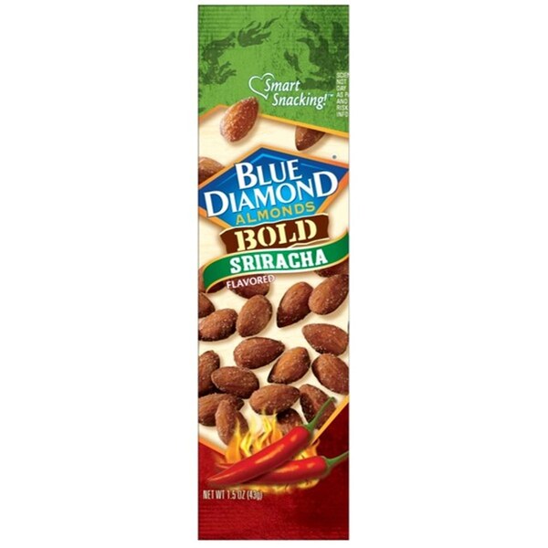 Almendras Blue Diamond Bold Sriracha en Bolsa de 1.5 oz - 11053