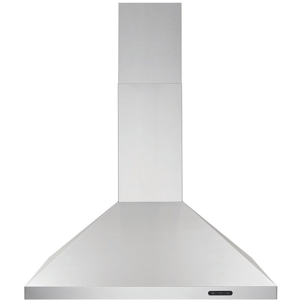 Almo Elite EW48 Series 30-Inch Pyramidal Chimney Range Hood with Quiet 460 CFM Blower - EW4830SS