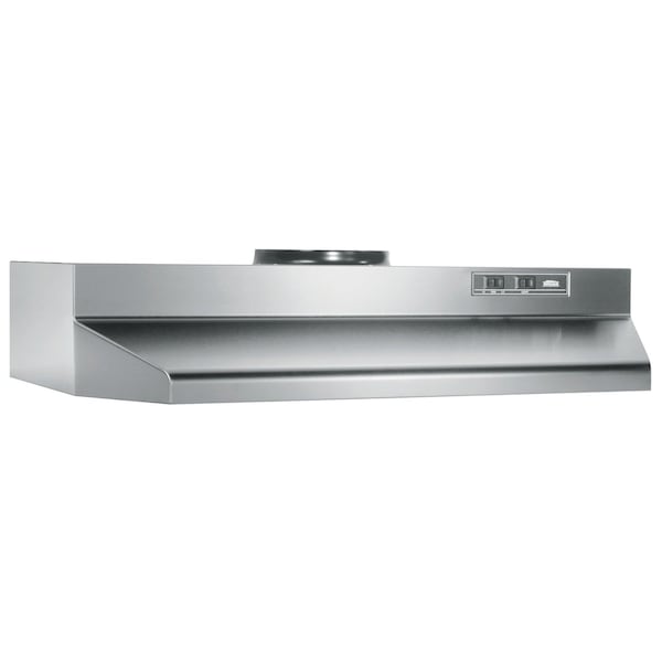 Almo 30-Inch Stainless Steel Under-Cabinet Range Hood with Easy Install System and 230 CFM Blower - BUEZ230SS