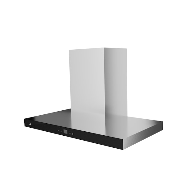 Anzzi 36-Inch Wall Mount Range Hood, Stainless Steel Wall Mount with 2 LED Lights - RH-AZ0190PSS