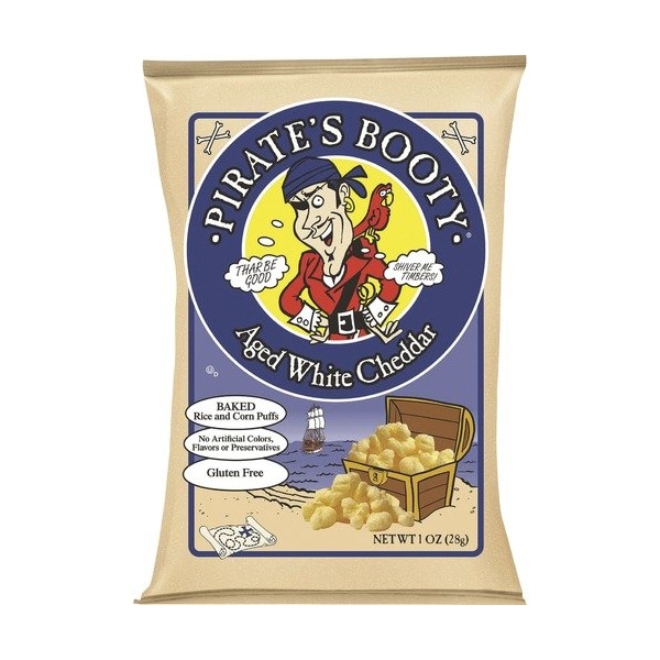 B&G Foods Arroz y Maíz Inflados, Queso Blanco, 1 oz., Varios, Paquete de 24 - BGG60104