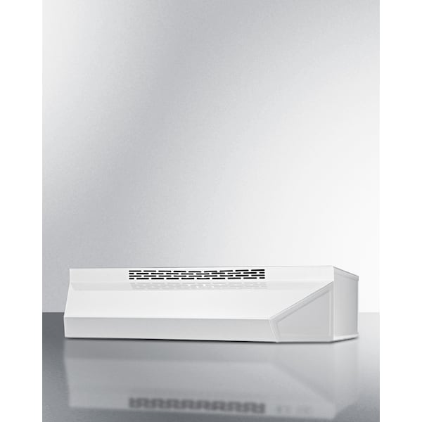 Summit 24" Under Cabinet Convertible Range Hood, ADA Compliant - ADAH1624W