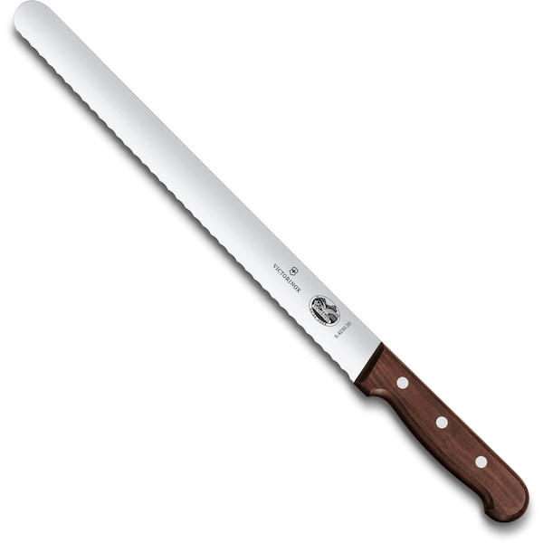 Swiss Army Brands Victorinox 40146 Kitchen Wood Slicing - Serrated , 12In Roast Beef Blade, 10.25In Width At Handle - VIC-5.4230.30