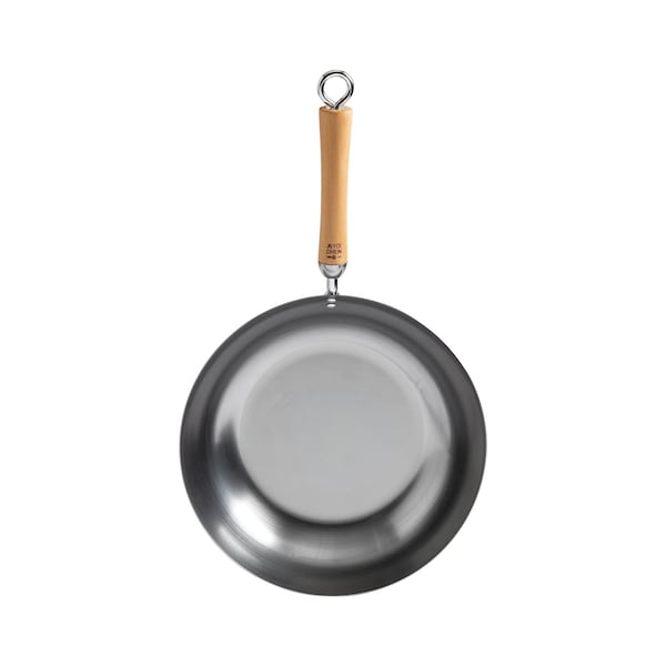 Joyce Chen Classic Series Carbon Steel Stir Fry Pan with Birch Handle, 12-In. - J21-9979